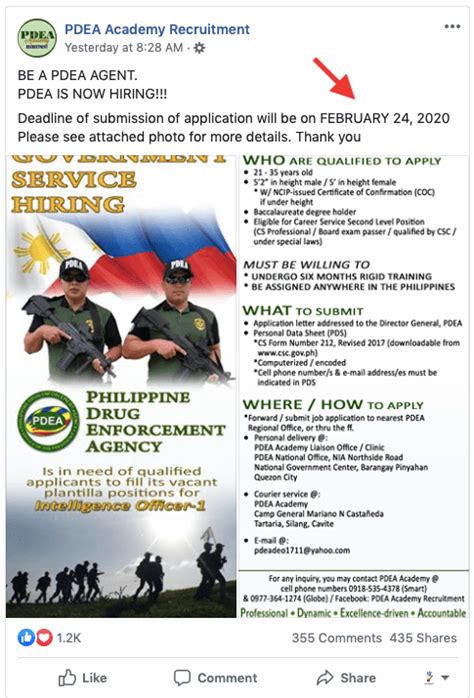 how to apply pdea agent|Last Day of Application for PDEA Agents: February 24, 2020 .